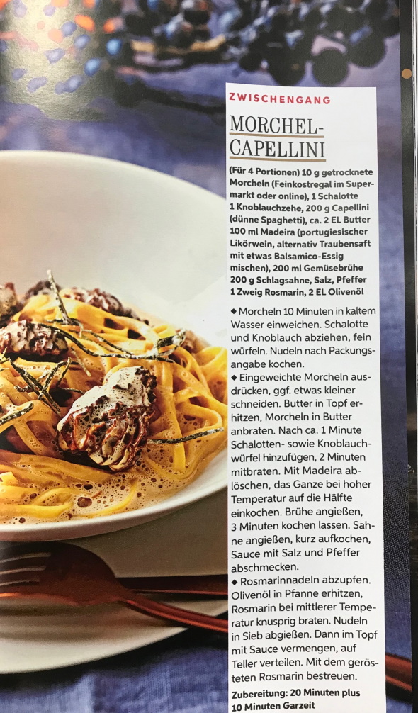 LINGUINE MORCHEL